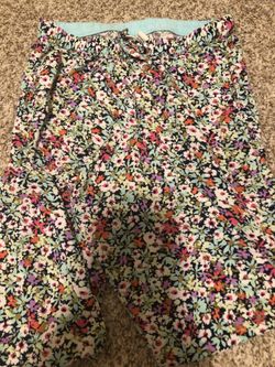 Cherokee 6 / 6x girl pants floral