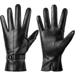 Brand New Dsane Womens Winter Leather Gloves Touchscreen Texting Warm Driving Lambskin Gloves for Christmas Gifts