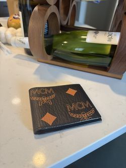 MCM Monogrammed Bifold Wallet