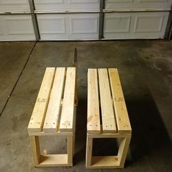 Benches Small Solid Wood 