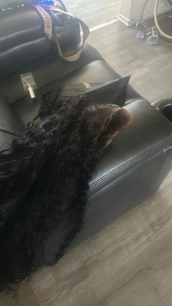 Lace human hair wig