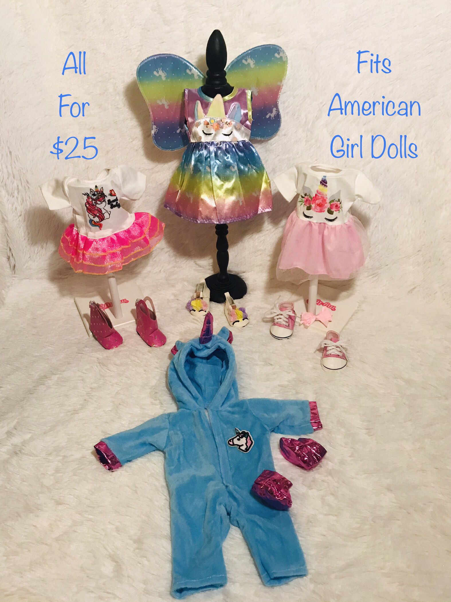 New! Unicorn Doll Outfits