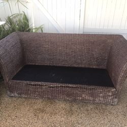 Wicker Patio Couch