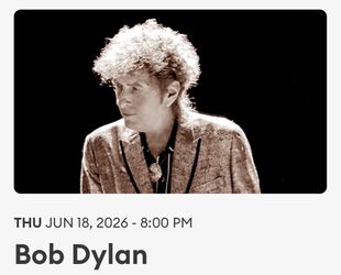 Bob Dylan in Concert - THURSDAY June 18