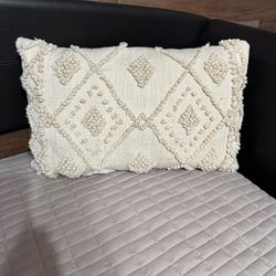 One decorative pillow