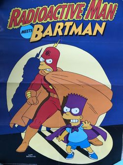 Simpsons Poster from 1st comic book issue. Collectors item.
