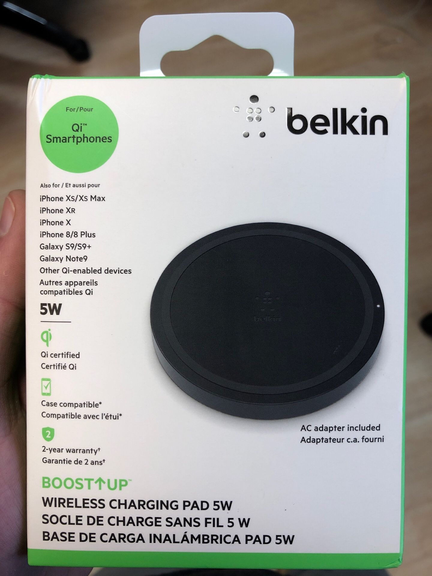 Belkin 5w Wireless Charger $35$