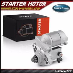 Starter Motor for Honda Accord 94-02 Acura CL 97-99 1.4KW 12V CW 9T Manual trans