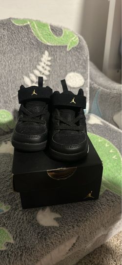 Air Jordan Black White Gold Sneakers