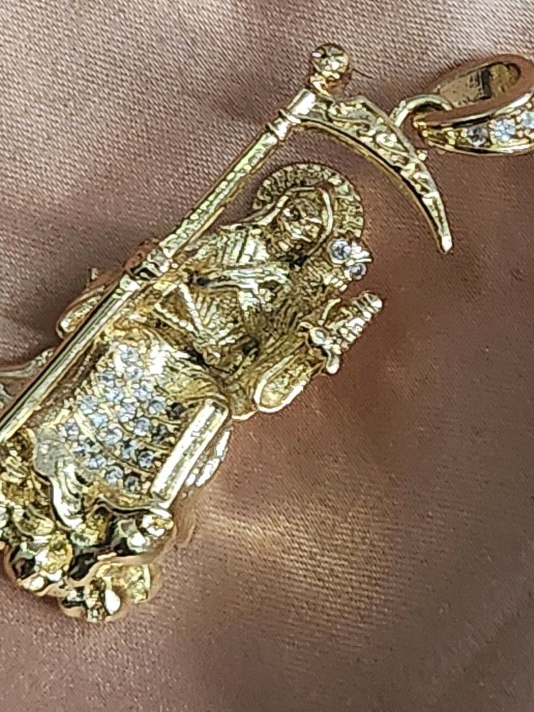 18K Gold Filled Grim Reaper