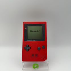 Nintendo Game Boy Pocket Handheld Game Console MGB-001 Red