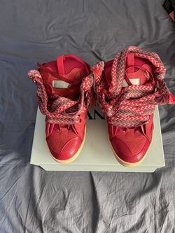 Lanvin curb sneakers