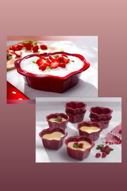 Berry Heart Ramekins / Moldes En Forma De Corazón PRINCESS HOUSE Especial