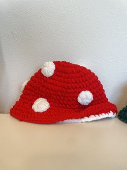 Crochet Mushroom Hats
