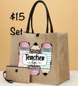Teacher Life Tote Teacher Gift 