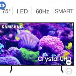 5 Month Old TV, Moving Out Sell, Samsung 75" Class - DU7200D Series - 4K UHD LED LCD TV
