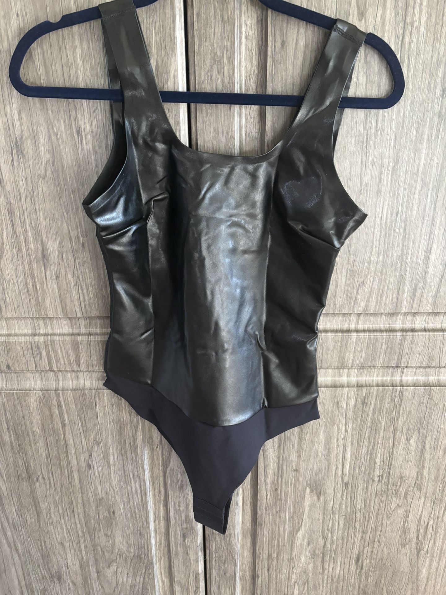 Black Leather- Pinsy Clothing