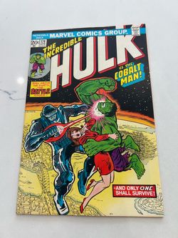 Incredible Hulk #174 1962 series Marvel Cobalt Man Bronze Age FN