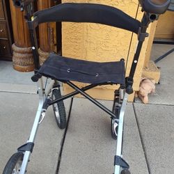 Black Walker with Seat and Large Wheels 