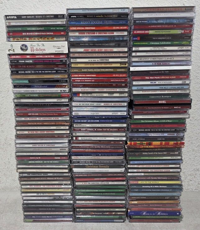 Christmas Holiday Music CD Lot of 140 - Many Artists & Groups