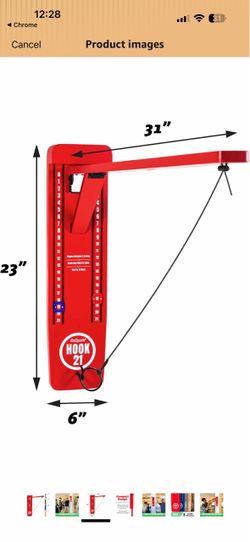 Hook 21 Wall Mounted Ring Swing Game