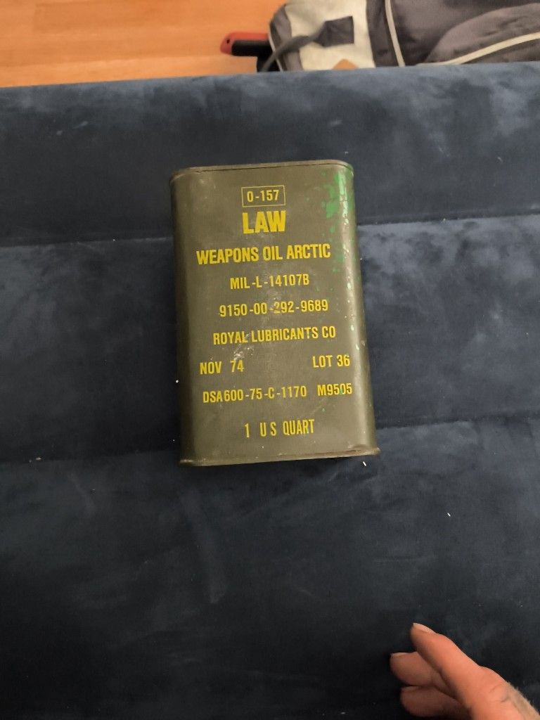 Law Low Temperature Weapon Oil