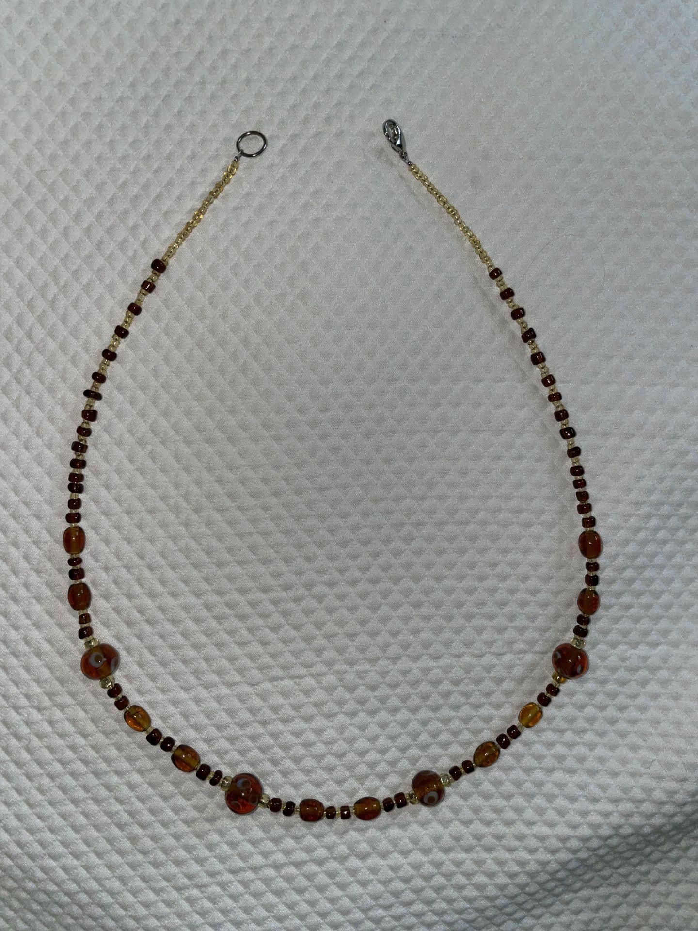 20 Inches. Material - Glass. Brand New. Light Brown. Summer Sale  