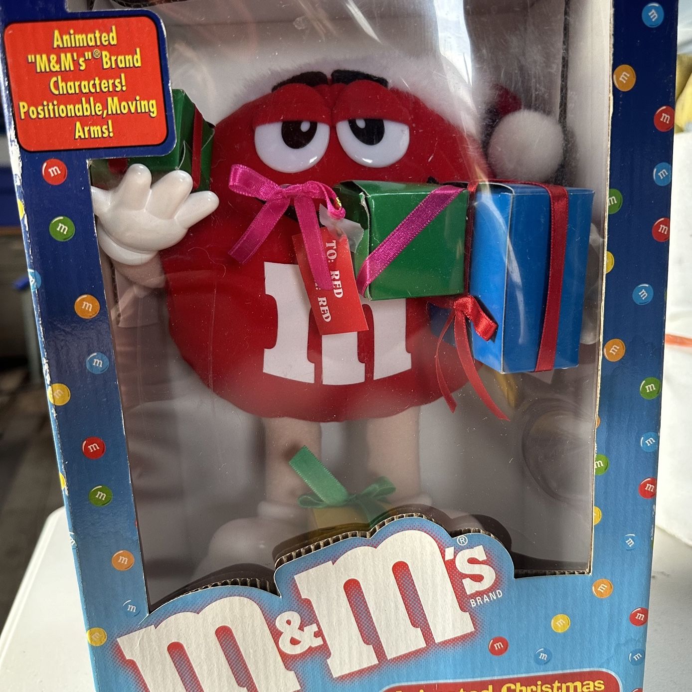 Collectible Animated M&M’s Christmas Display Figure