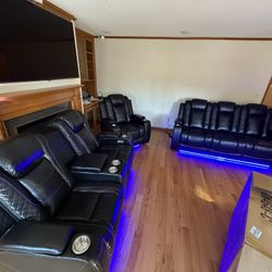 New Power Reclining 3-Pc Set — Sofa • Loveseat • Chair,