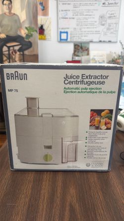 Braun juice maker