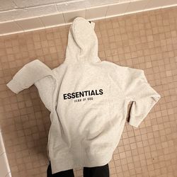 ESSENTIALS LIGHT OATMEAL HOODIE
