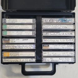 Bootleg Metal Concerts On Cassette In Case