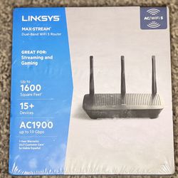 The Linksys EA7430 Max Stream Dual Band WiFi 5 Router