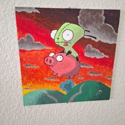 Gir & Pig Flying