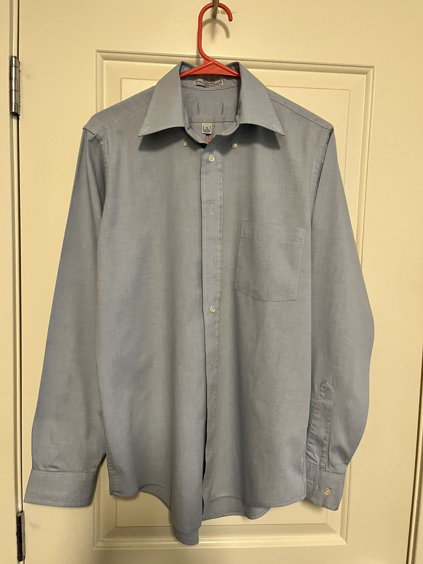 Men’s - Pinpoint - Blue - Dress Shirt