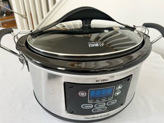 Hamilton Beach Portable 6 Quart Programmable Slow Cooker