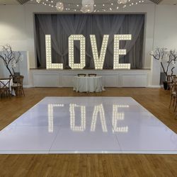 Marquee Letters Dance Floor