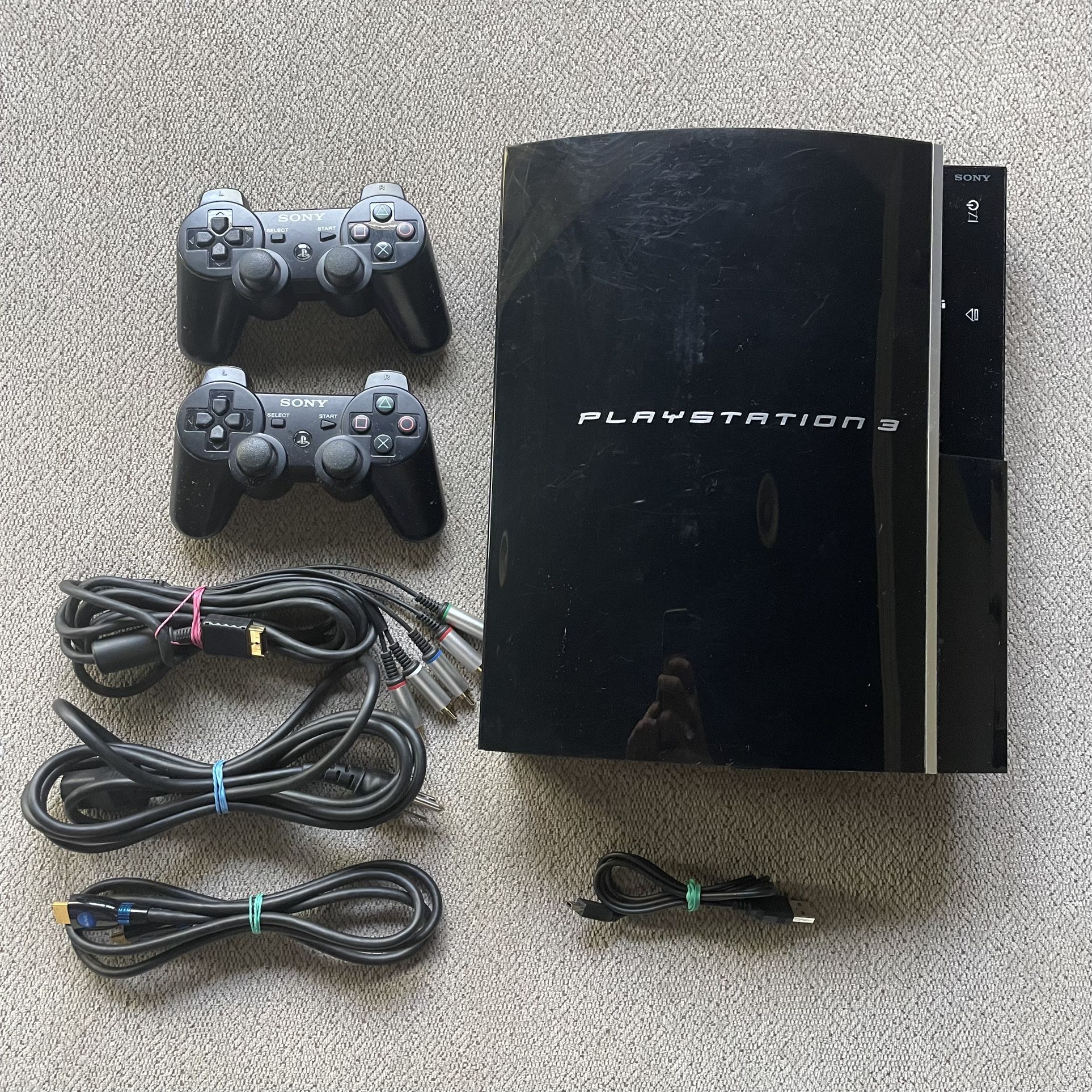 Sony PlayStation 3 PS3 Console CECHG01 Bundle - READY TO PLAY!!