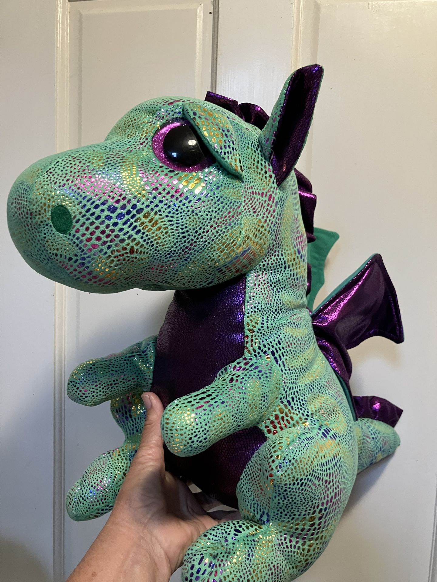 Larger Stuffed Sparkly Dragon- Large Size-cute Halloween Gift