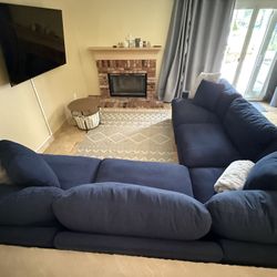 5-Piece Modular Sectional Sofa – Like New – 5-Year Premium Warranty Included