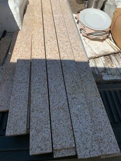 Moving sale 98”x4”x1”granite slab