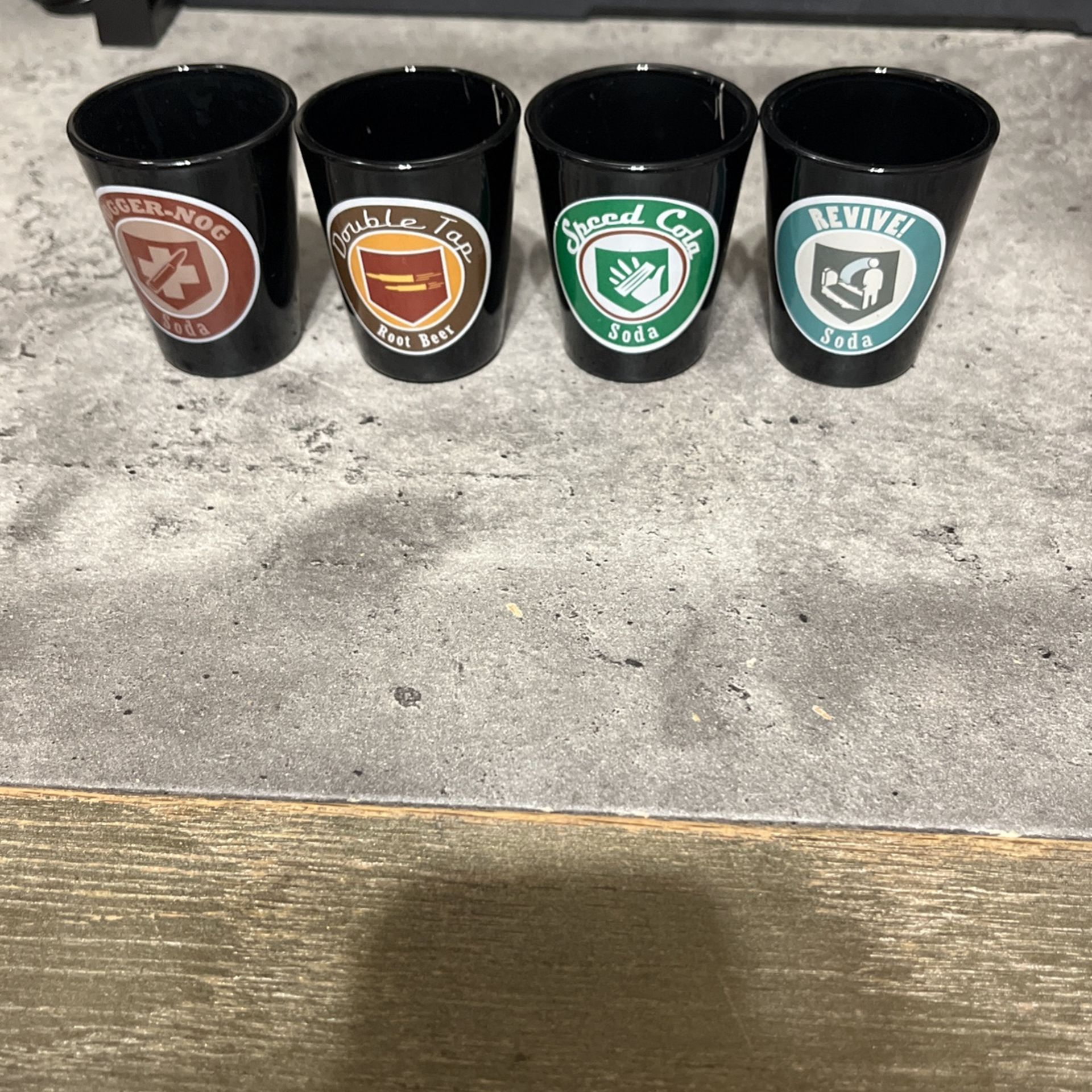 Call of Duty Zombie Perk Shot Glasses