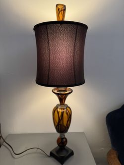 Vintage Glass Lamp