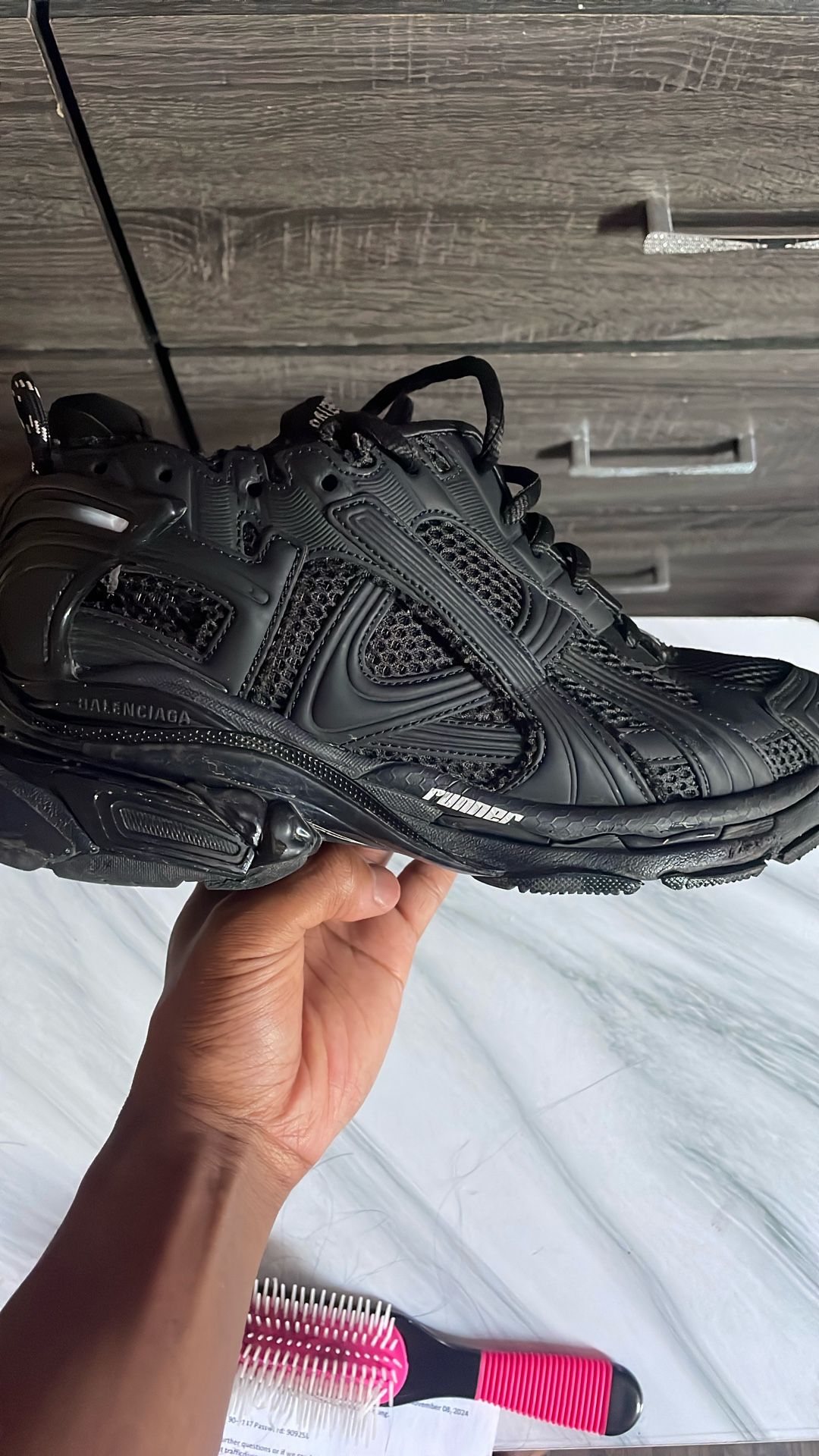 Black Balenciaga Runners
