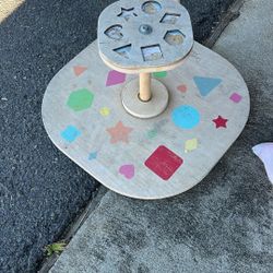 Free Kids Stuff Wooden Spinner , Activity Table, Kids Chair 