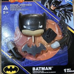 Batman DC Comics Pumpkin Push-Ins Figure Doll Halloween Superhero Cake Topper