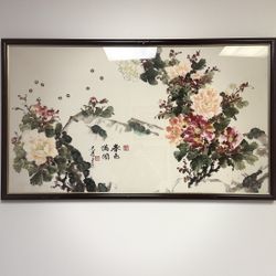 A Pair Of Chinese Watercolor Paintings 
