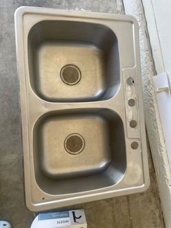 Stainless Steel Up-mounted Sink 33”