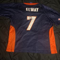 John Elway Denver Broncos Vintage Champion Jersey Size XL