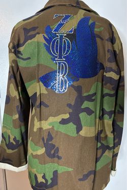 Zeta Phi Beta Camo Jacket- XL